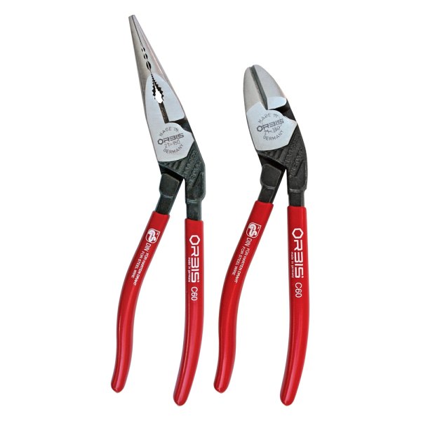 Knipex® - Orbis™ 2-piece Dipped Handle Offset Mixed Pliers Set