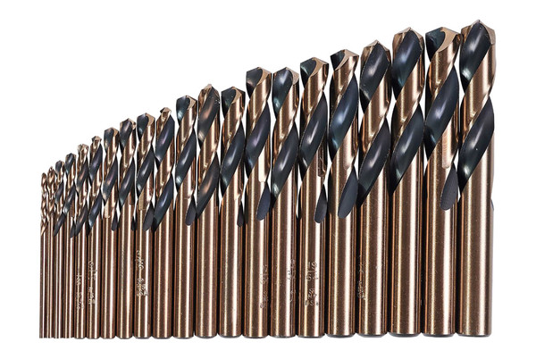 KnKut® 21KK7 - 21-Piece Black/Gold Oxide Stubby Short Length