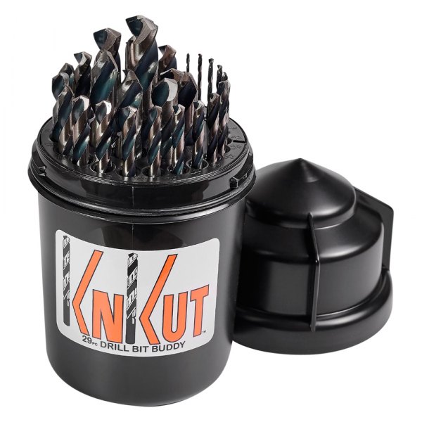 KnKut® - 29-Piece Buddy Jobber Length 3/8" Reduced Shank Drill Bit Set