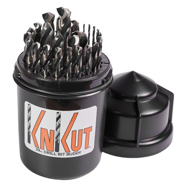 KnKut® - 29-Piece Big Buddy™ HSS Straight Shank Fractional Drill Bit Set