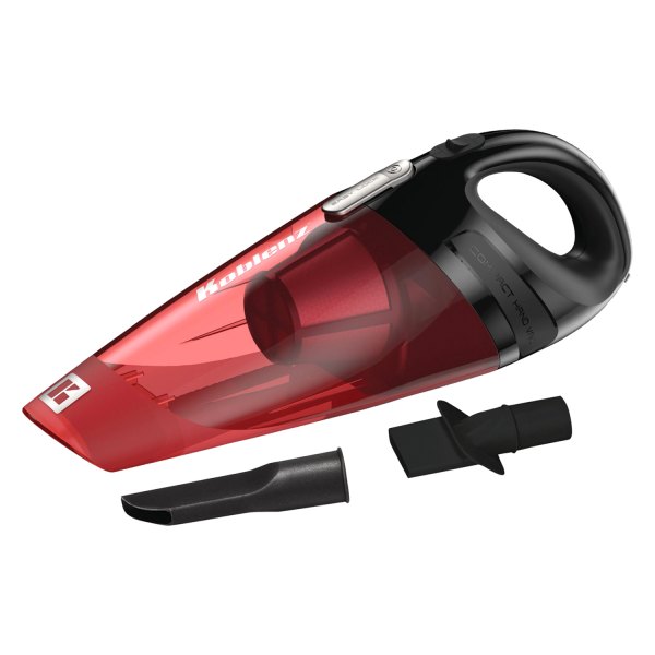Koblenz® - 12V Translucent Red/Black Corded Hand Vacuum