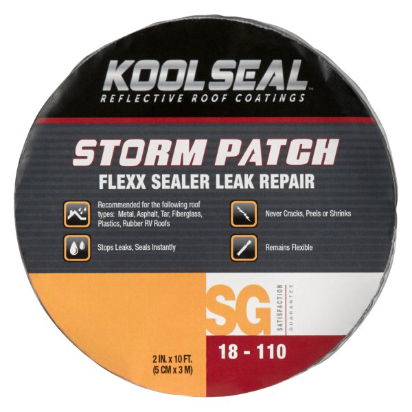 Kool Seal® - Storm Patch™ 10' x 2" Flexx Sealer Instant Leak Repair Tape (1 Roll)