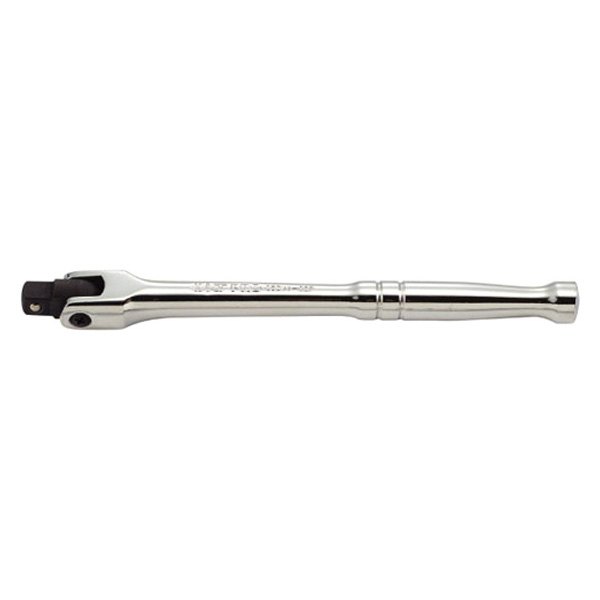 KT Pro® - 1/4" Drive 5" Length Flexible Head Flex-Head Wrench Handle Flat Metal Grip Breaker Bar