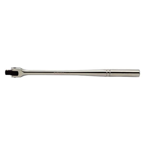 KT Pro® - 1/2" Drive 15" Length Flexible Head Flex-Head Wrench Handle Flat Metal Grip Breaker Bar