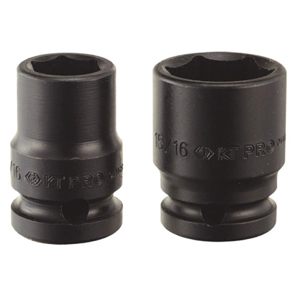 KT Pro® - 1/2" Drive SAE 6-Point Impact Socket