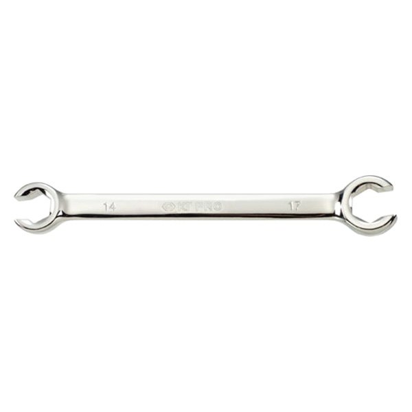 KT Pro® - 5/16" x 3/8" 6-Point Chrome Straight Double End Flare Nut Wrench