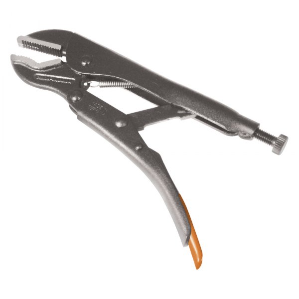 Lang Tools® - 7" Metal Handle Curved/Straight Jaws Locking Pliers
