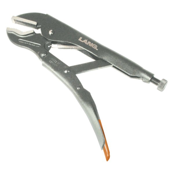 Lang Tools® - 10" Metal Handle Curved/Straight Jaws Locking Pliers