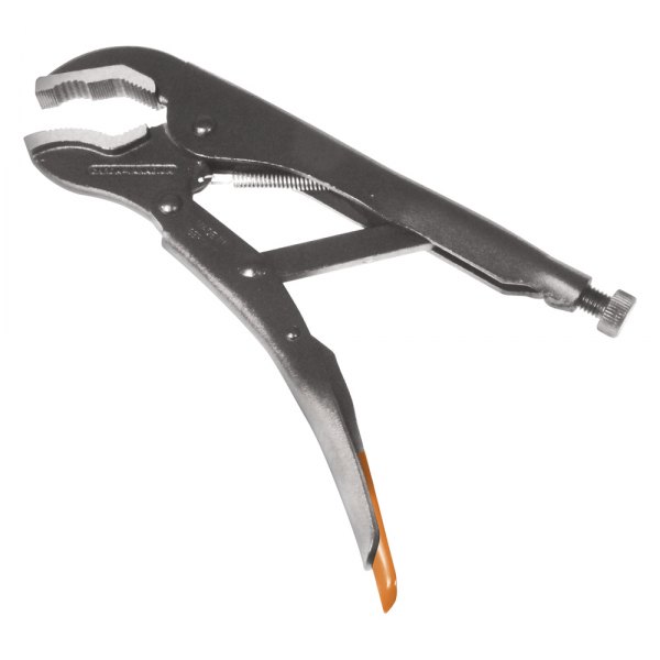 Lang Tools® - 10" Metal Handle Curved/Large Curved Jaws Locking Pliers