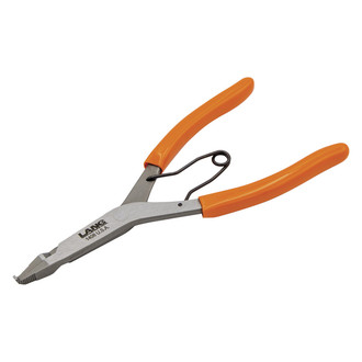 Lang Tools® - Bent Fixed Tips Spring Loaded Lock Ring Pliers
