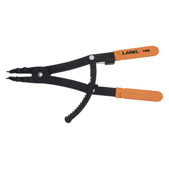 Lang Tools® - Straight 0.120" Replaceable Tips Internal Spring Loaded Locking Ratcheting Snap Ring Pliers
