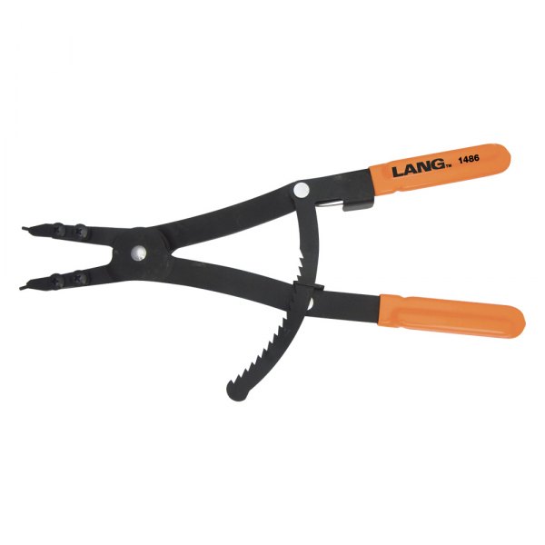 Lang Tools® - Straight 0.120" Replaceable Tips External Locking Ratcheting Snap Ring Pliers
