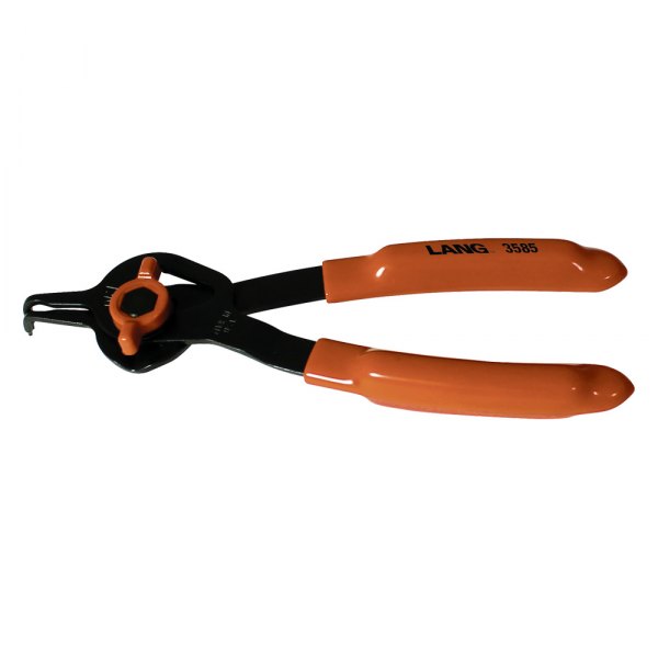 Lang Tools® - 90° Bent 0.038" Fixed Tips Internal/External Quick Switch Snap Ring Pliers