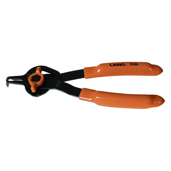 Lang Tools® - 90° Bent 0.047" Fixed Tips Internal/External Quick Switch Snap Ring Pliers