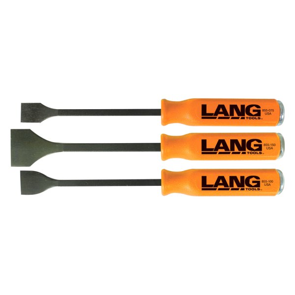 Lang Tools® - 3-piece 1" to 3/4" Carbon Steel Gasket Scraper Set