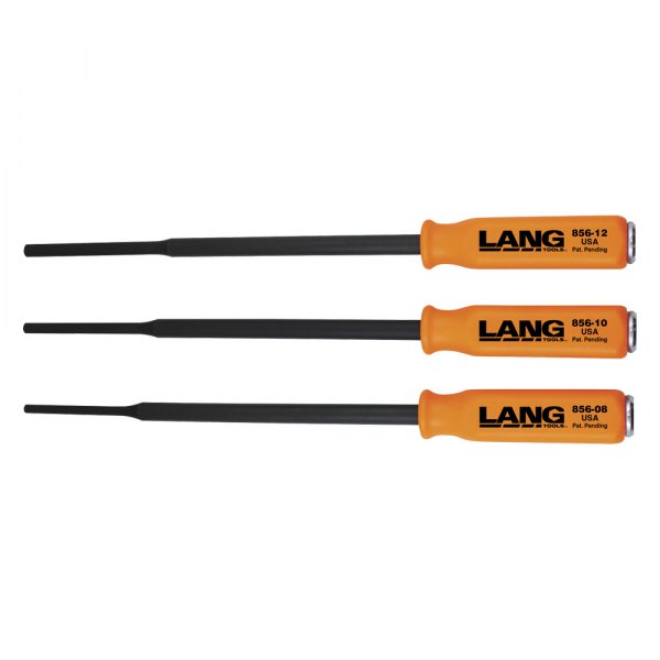 Lang Tools® - 3-piece 1/4" to 3/8" Extra Long Pin Punch Set