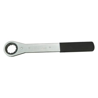 Lang Tools® - SAE 12-Point Straight Head Ratcheting Chrome Single Box End Wrench