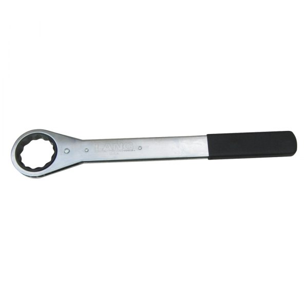 Lang Tools® - 1-11/16" 12-Point Straight Head Ratcheting Chrome Single Box End Wrench