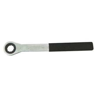 Lang Tools® - Metric 12-Point Straight Head Ratcheting Chrome Single Box End Wrench
