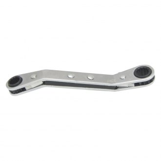 Lang Tools® - Metric 12-Point Angled Head Reversible Ratcheting Chrome Double Box End Wrench