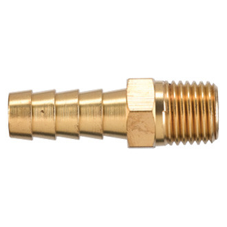 Legacy Manufacturing® - 1/4" (M) NPT x 3/8" Brass Barbed Hose Fitting