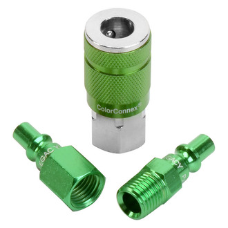 Legacy Manufacturing® - ColorConnex™ 1/4" B-Style Quick Coupler Body/Plug Kit