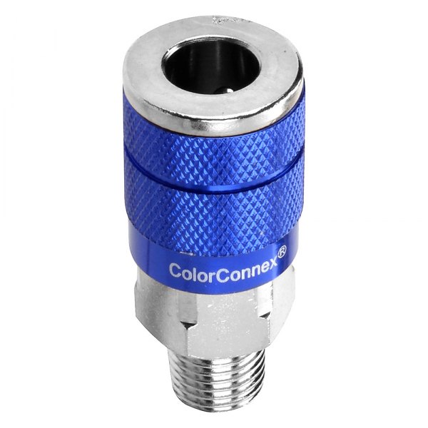 Legacy Manufacturing® - ColorConnex™ C-Style 1/4" (M) NPT x 1/4" Steel Quick Coupler Body in Bulk Package