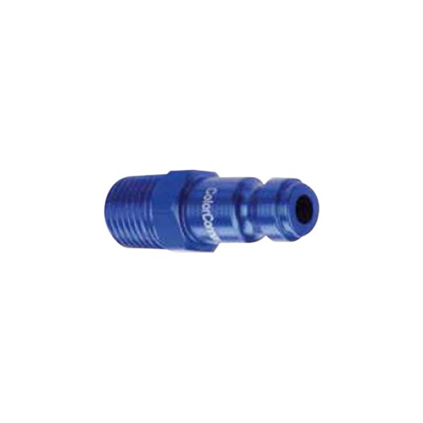 Legacy Manufacturing® - ColorConnex™ C-Style 1/4" (M) NPT x 1/4" Aluminum Quick Coupler Plug in Bulk Package