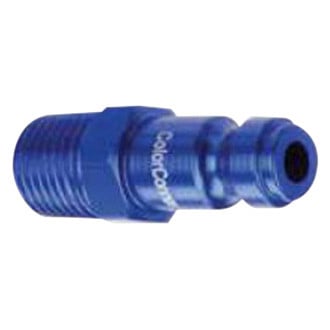 Legacy Manufacturing® - ColorConnex™ C-Style 1/4" (M) NPT x 1/4" Aluminum Quick Coupler Plug in Bulk Package