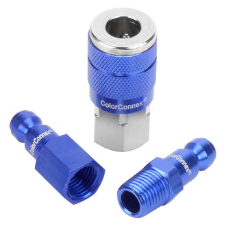 Legacy Manufacturing® - ColorConnex™ 1/4" C-Style Quick Coupler Body/Plug Kit