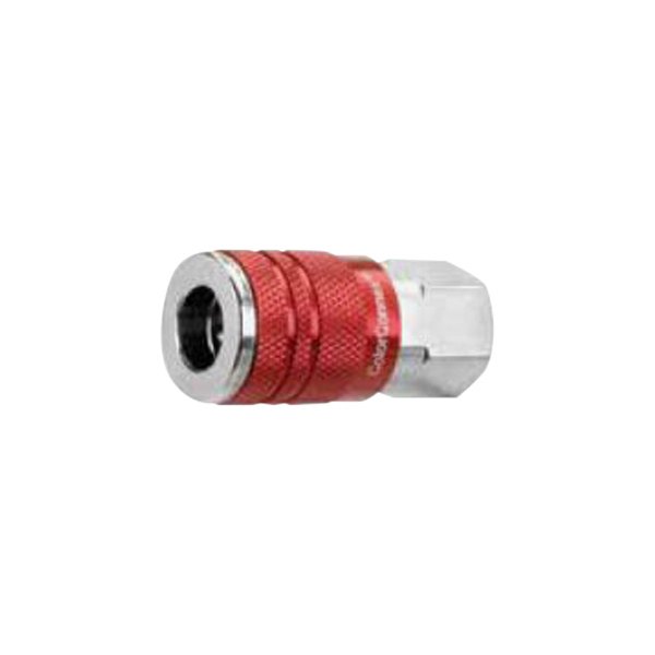 Legacy Manufacturing® - ColorConnex™ D-Style 1/4" (F) NPT x 1/4" Steel/Aluminum Quick Coupler Body in Bulk Package