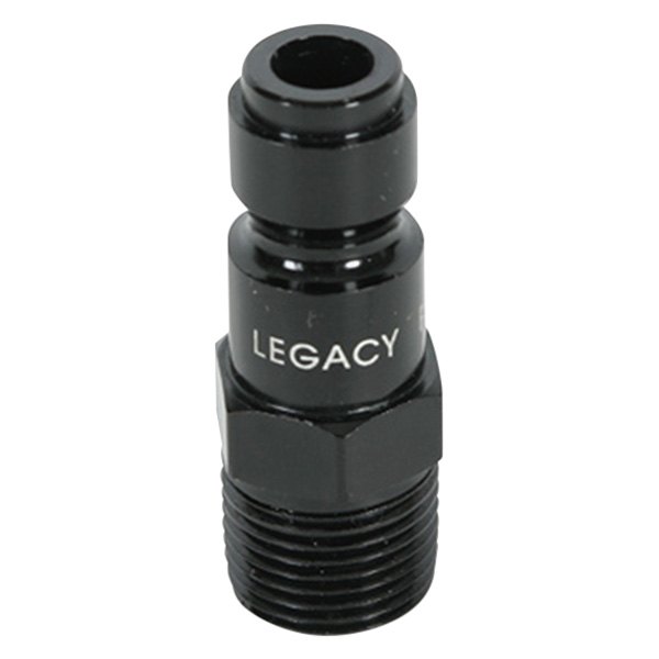 Legacy Manufacturing® - ColorConnex™ G-Style 3/8" (M) NPT x 3/8" Aluminum Quick Coupler Plug in Retail Pack Package