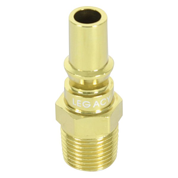 Legacy Manufacturing® - ColorConnex™ J-Style 3/8" (M) NPT Aluminum Quick Coupler Plug in Retail Pack Package