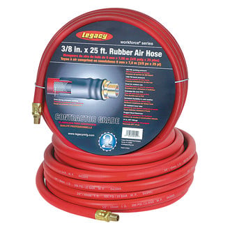 Legacy Manufacturing® HRE1250RD3 - Workforce™ 1/2" x 50' Red Rubber Air Hose