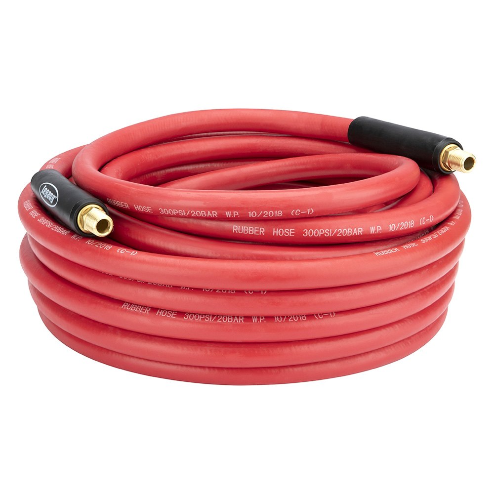 oil,grease. Red 3/8 × 50' Goodyear Rubber Hose for air 