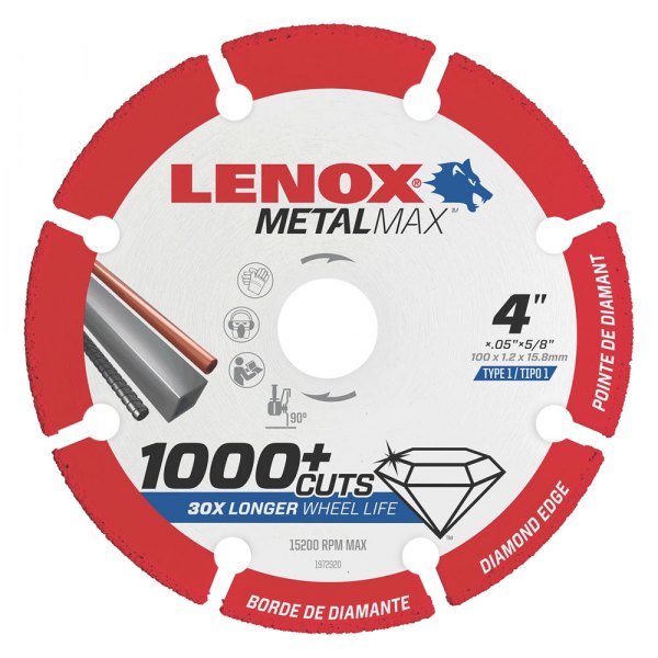 LENOX® - MetalMax™ 4" Segmented Dry Cut Diamond Saw Blade