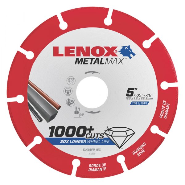 LENOX® - MetalMax™ 5" Segmented Dry Cut Diamond Saw Blade