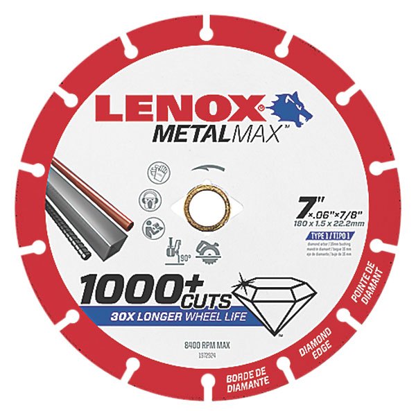 LENOX® - MetalMax™ 7" Segmented Dry Cut Diamond Saw Blade