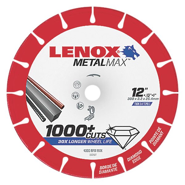 LENOX® - MetalMax™ 12" Segmented Dry Cut Diamond Saw Blade