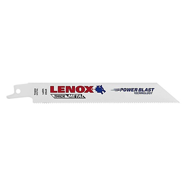 LENOX® - 24 TPI 6" Bi-Metal Straight Reciprocating Saw Blades (5 Pieces)