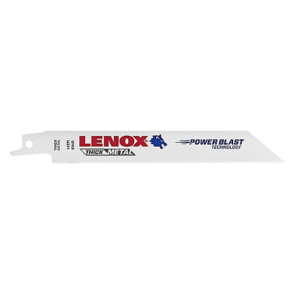 LENOX® - 18 TPI 6" Bi-Metal Straight Reciprocating Saw Blades (25 Pieces)