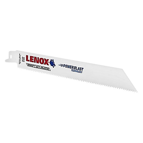 LENOX® - 10/14 TPI 8" Bi-Metal Straight General Purpose Reciprocating Saw Blades (5 Pieces)