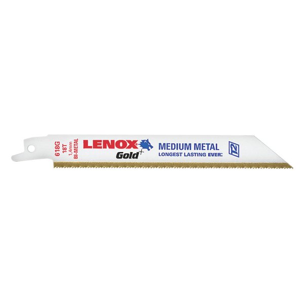LENOX® - 14 TPI 6" Bi-Metal Straight Reciprocating Saw Blades (5 Pieces)