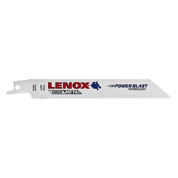 LENOX® - 14 TPI 6" Bi-Metal Straight Reciprocating Saw Blades (50 Pieces)