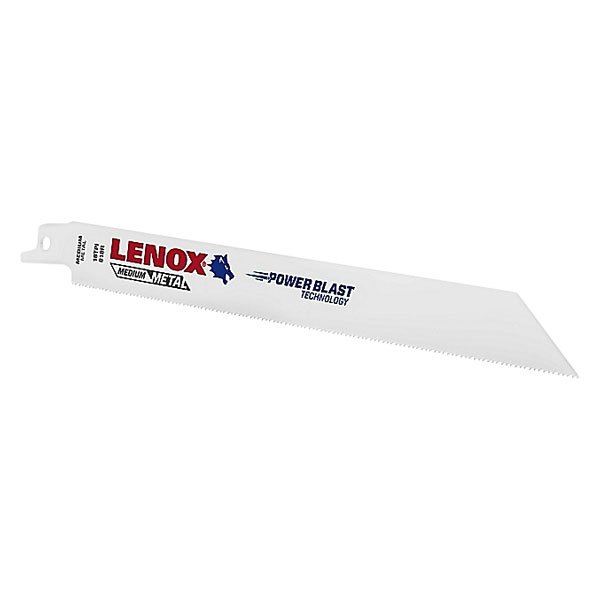 LENOX® - 18 TPI 3-5/8" Bi-Metal Straight Reciprocating Saw Blades (5 Pieces)