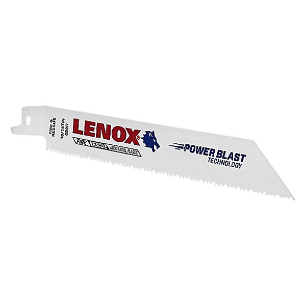 LENOX® - 10/14 TPI 6" Bi-Metal Straight General Purpose Reciprocating Saw Blades (2 Pieces)