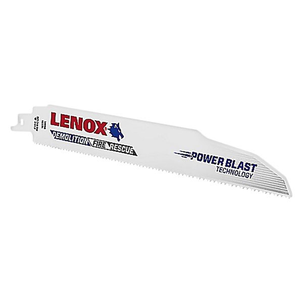LENOX® - 10 TPI 9" Bi-Metal Sloped Demolition Reciprocating Saw Blades (2 Pieces)