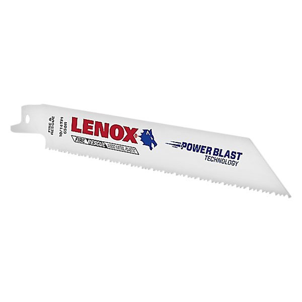 LENOX® - 10/14 TPI 6" Bi-Metal Straight General Purpose Reciprocating Saw Blades (25 Pieces)
