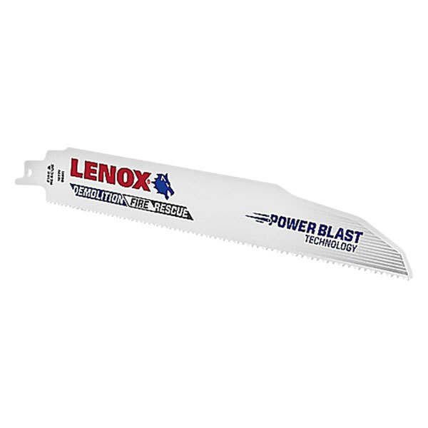 LENOX® - 10 TPI 9" Bi-Metal Sloped Demolition Reciprocating Saw Blades (25 Pieces)