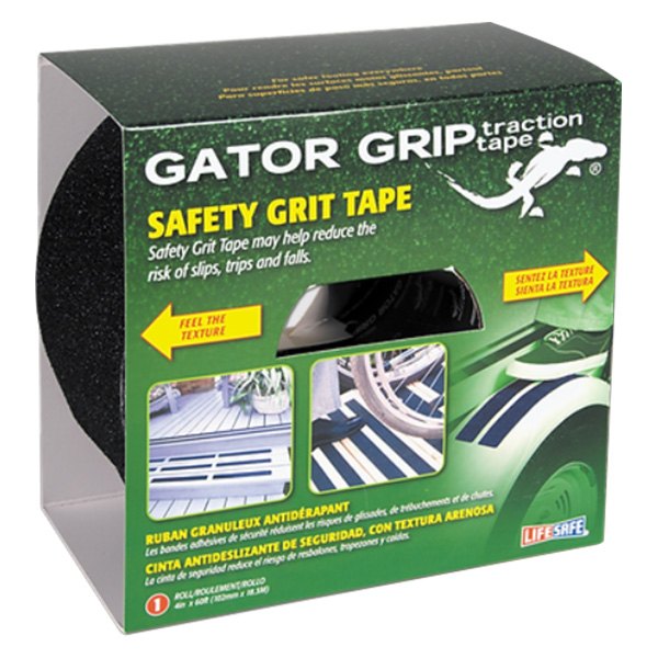 Life Safe® - Gator Grip™ 60' x 6" Black Anti-Slip Tape
